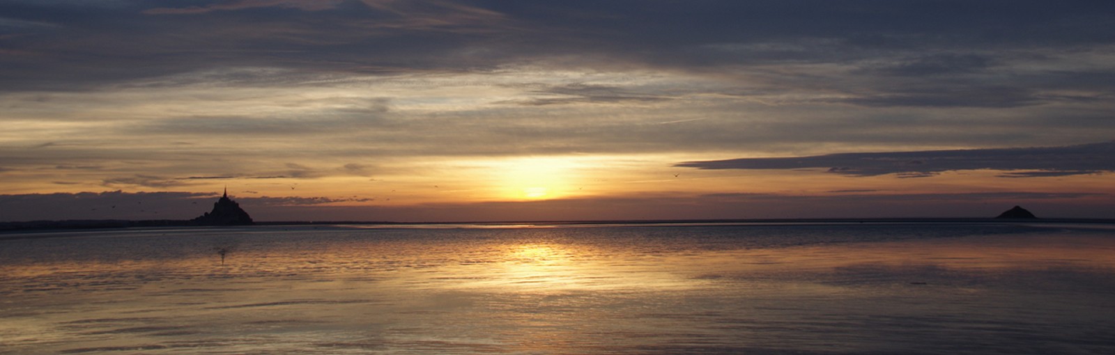 Le Mont-Saint-Michel - Coucher de soleil