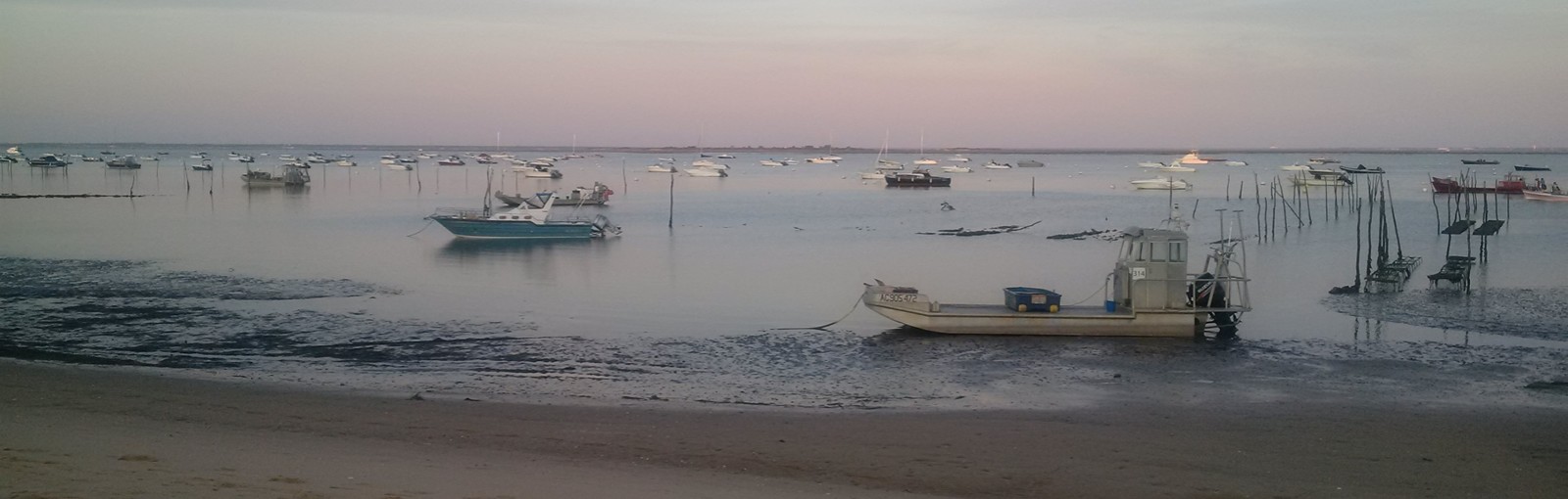 Coucher de soleil - plage du Canon