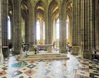 Abbaye - le chœur de l'église